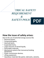 Electrical Safety Requirement and Safety Policy-Psti-13.01.10