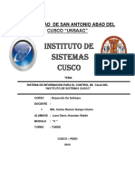 Sistema de Informacion para El Control de Caja Del Isc