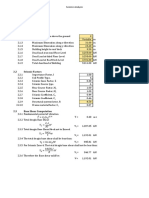 2.0 Seismic Analysis 2.1 Building Data: Variable