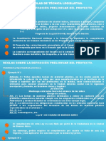 Ejemplos Reglas de Tecnica Legislativa