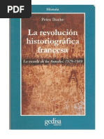 Burke - La Revolución Historiográfica Francesa