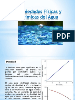 Propiedades Físicas y Químicas Del Agua