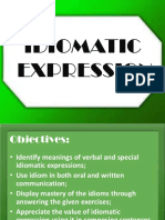 Idiomatic Expression