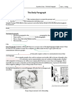 Tab #5 - Writing Expository Essay - The Body Paragraph