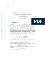 Growth of Weil-Petersson Volumes and Random Hyperbolic Surfaces of Large Genus