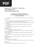 Makalah Geografi