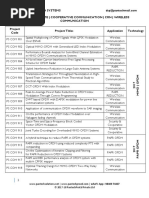 Pantech Project Titles Communication Projects 2017-18 PDF