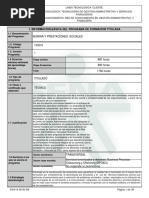 Programa Formativo Nomina