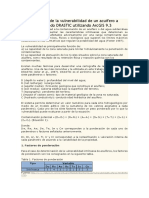 Determinación de La Vulnerabilidad de Un Acuífero A Través Del Método DRASTIC Utilizando ArcGIS 9