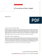 CASTELO - A Questao Social Nas Obras de Marx e Engels - Praia Vermelha PDF