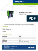 Ficha Tecnica de Maquina de Soldar