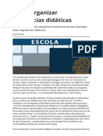 Como Organizar Sequências Didáticas