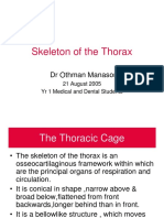 Hafizah Binti Mohd Hoshni Musculoskeletal Anatomy Skeleton of The Thorax