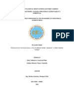 Plan de Tesis de Mermelada de Zanahoria y Naranja