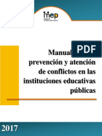 Manual para La Prevencion y Atencion de Conflictos 2017 PDF