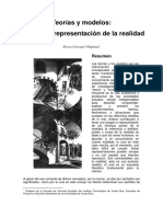 Teorías y Modelos Formas de Representación de La Realidad PDF