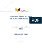 Lineamientos de Teatro PDF