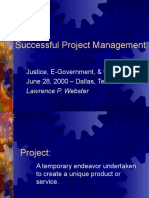 Successful Project Management