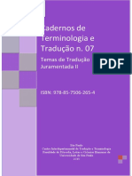 Cadernos de Terminologia e Tradução 7 - 0