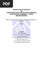 Modelo de Valoración de Habilidades PDF