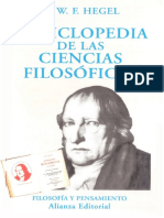 Hegel, G.W.F. - Enciclopedia de Las Ciencias Filosóficas (Alianza) PDF