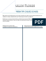 Cómo Rebatir Objeciones en Ventas PDF