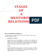 Stages of Mentoring Relationship