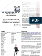 Mass Effect - Diaspora - N7 Operations - Part 1 - Weapons PDF