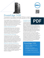 PowerEdge T430 Spec Sheet