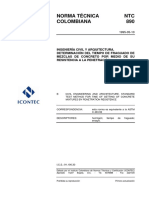 NTC 890 Tiempo de Fraguado PDF