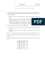 CSCE 120 Assignment 2 Fall 2016: Instructions