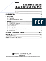 Furuno FCV-1150 InstallationManual