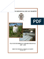 Plan de Desarrollo Agrario Regional 2007-2016