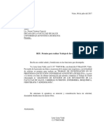 Carta Solicitud de Datos