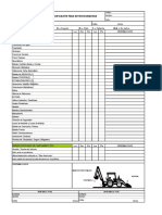 Check - List Retroexcavadora
