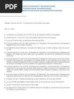 Reglamento Servicios Telecomunicaciones PDF