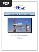 Formation - Ingenierie Du Deploiement D/'un Reseau GSM - Septembre 2016