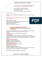 Cours Comportement de Consommateur PDF