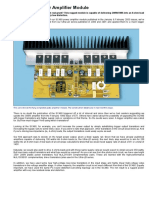 Studio 350 Power Amplifier Module