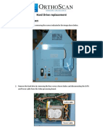 Hard Drive Replacement Orthoscan C-Arm