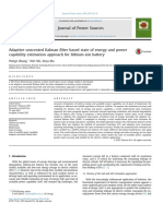 Adaptive Unscented Kalman Filter Based State of Energy and Power Capability Estimation Approach For Lithium-Ion Battery