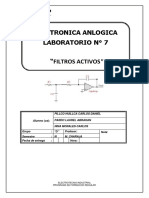 Electronica Lab 7 Filtros