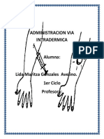 Administracion Via Intradermica