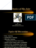 Biomechanics of Hip Joint: By: Vinita Arya MPT (Neurology) Ist Yr