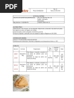 Ficha Tecnica Pollo Congelado PDF