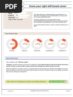 Skill Based Career Report6