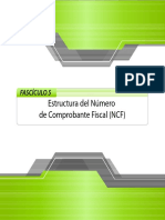 NCF 5. Estructura Del Número de Comprobante Fiscal (NCF)