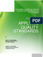 Module 7 Applying Quality Standards