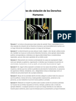 10 Ejemplos de Violación de Los Derechos Humanos