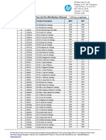 HP Supplies New Price List July 2017